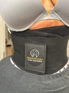 Maison de Sculpt 607 Short Waist Band – High Compression Waist Cincher
