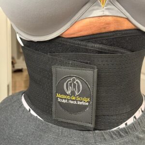 Maison de Sculpt 607 Short Waist Band – High Compression Waist Cincher